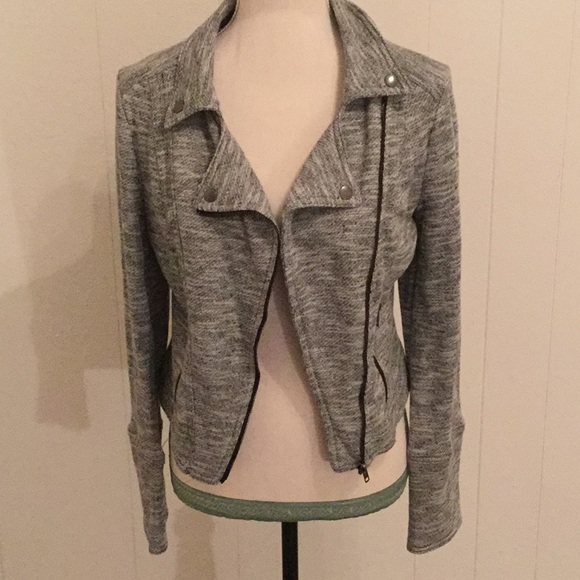 Market & Spruce Jackets & Blazers - Market and Spruce knit moto jacket
